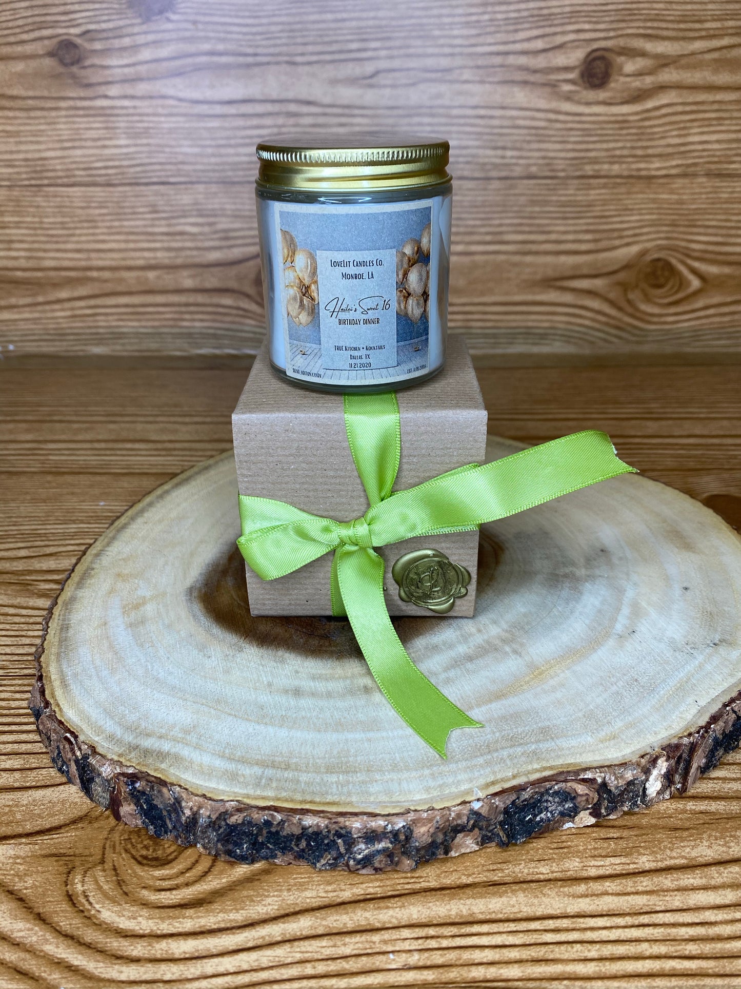 CUSTOM CANDLE FAVORS